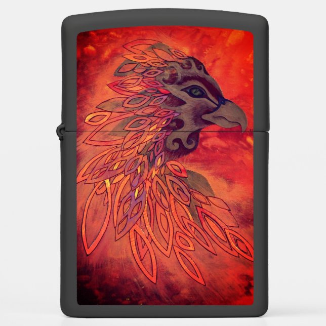 Phoenix Bird Zippo Lighter (Voorkant)