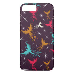 Phoenix Birds Figuur Patroon iPhone 8 Plus / 7 Plus Hoesje