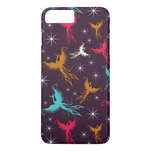 Phoenix Birds Figuur Patroon Case-Mate iPhone Case (Achterkant)