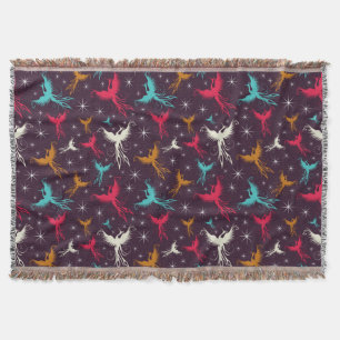 Phoenix Birds Figuur Patroon Deken