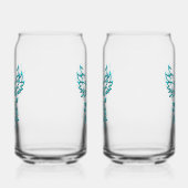 Phoenix bleu se lève sur blanc (Gauche)