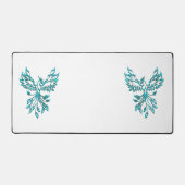 Phoenix Bleu se lève sur fond Blanc (Recto)