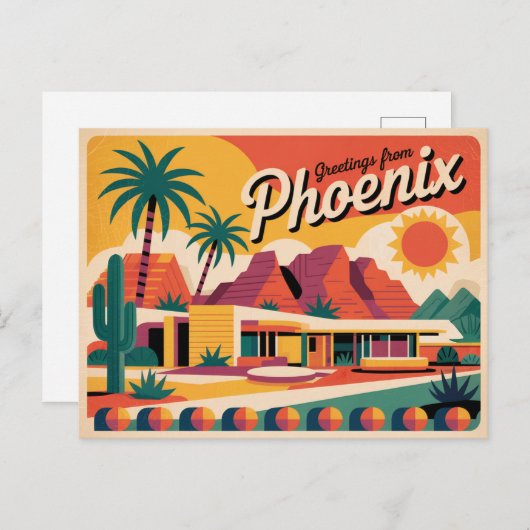 Phoenix Briefkaart (Voorkant / Achterkant)