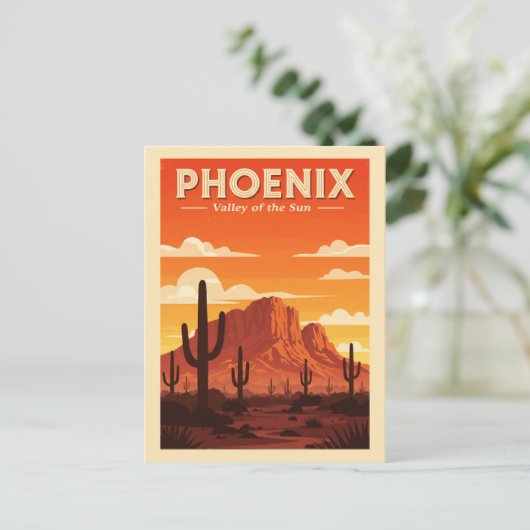 Phoenix Briefkaart (Staand voorkant)