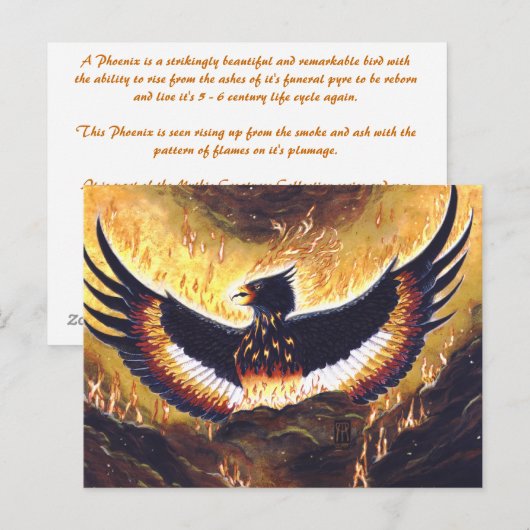 Phoenix Briefkaart (Voorkant / Achterkant)