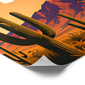 Phoenix Camelback Mountain Woestijn Poster (Hoek)