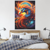Phoenix Canvas Print (Insitu (Slaapkamer))