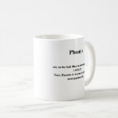Phoenix coffee mug  (Devant droit)