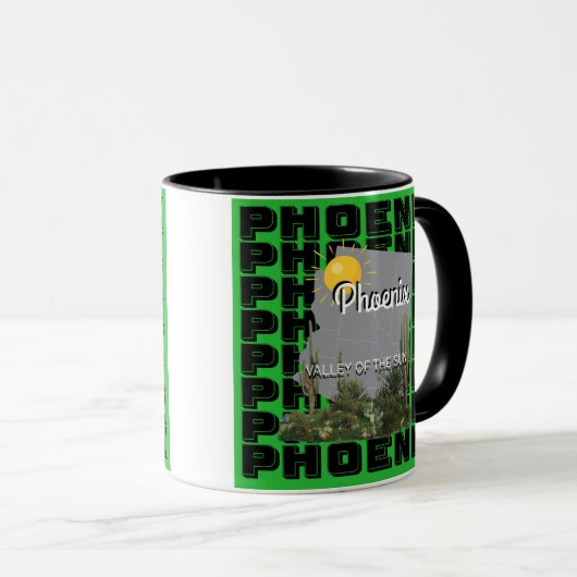 Phoenix coffee mug  mok (Voorkant rechts)