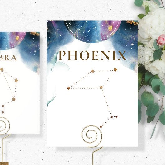 Phoenix Constellation, Celestial Table Number