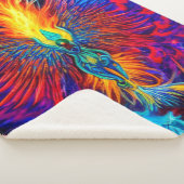 Phoenix couleur magique couverture Sherpa (3/4)