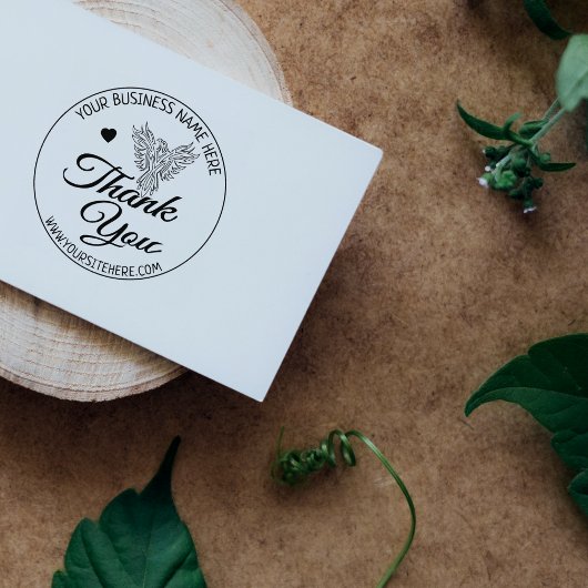 Phoenix Custom Business Hartelijk dank Rubberstempel