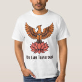 Phoenix Doctor Healing Lotus - Rise, Heal, Inspire T-shirt (Voorkant)