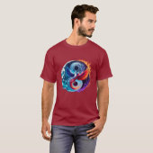 Phoenix & Dragon Yin Yang T-Shirt (Devant entier)