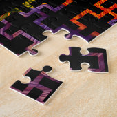 Phoenix en Dragon - in kleur Legpuzzel (Zijkant)