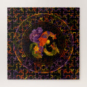 Phoenix en Dragon - in kleur Legpuzzel (Horizontaal)