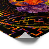 Phoenix en Dragon - in kleur Poster (Hoek)