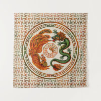 Phoenix en Dragon met bagua #3