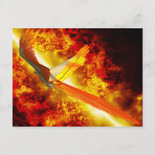 Phoenix Fantasy Gothic Briefkaart