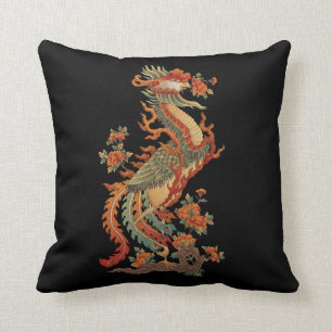 Phoenix Feng Chinees heilig dier Kussen