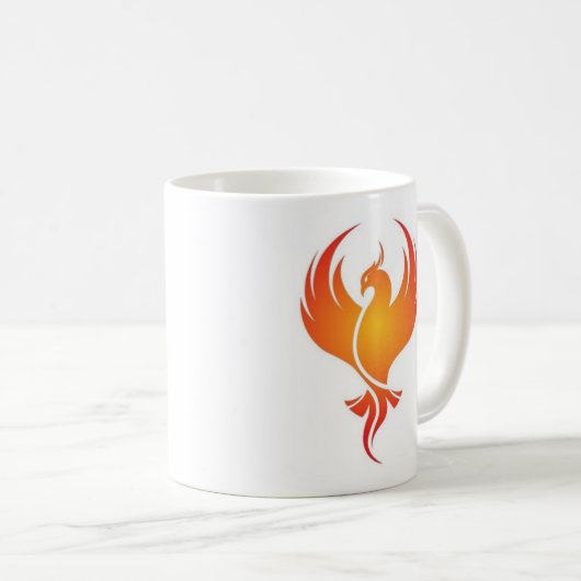 Phoenix Financial Coffee Mok - Linkerhand ontwerp (Voorkant rechts)
