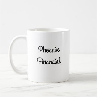 Phoenix Financial Coffee Mok - Linkerhand ontwerp