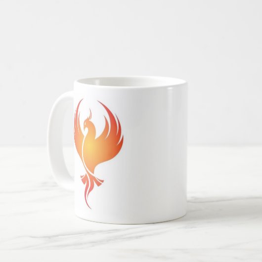 Phoenix Financial Coffee Mug - Conception main dro (Devant gauche)