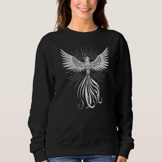 Phoenix Fire Bird Magic Fantasy Phoenix Trui (Voorkant)