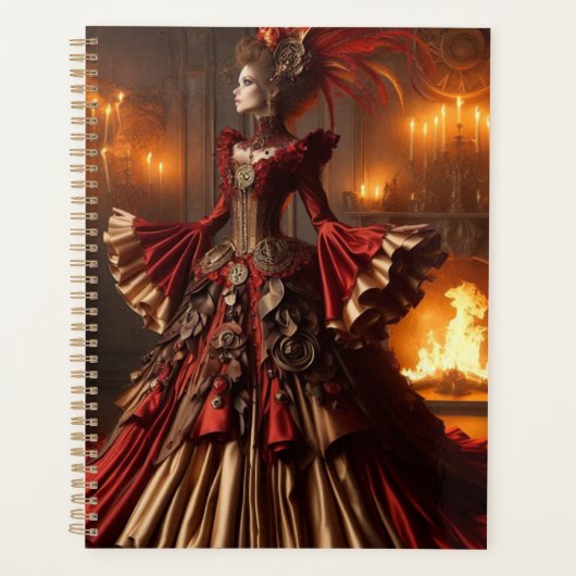 Phoenix Fire Queen Steampunk Victorian Industrial (Devant)