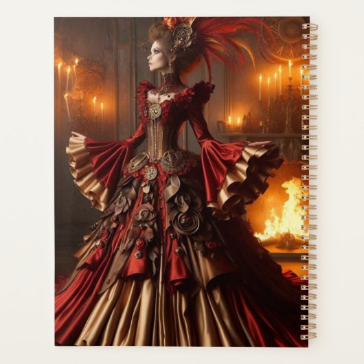 Phoenix Fire Queen Steampunk Victorian Industrial (Dos)