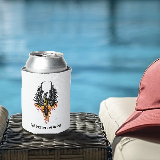 Phoenix Firebird Tribal Flames Blikjeskoeler