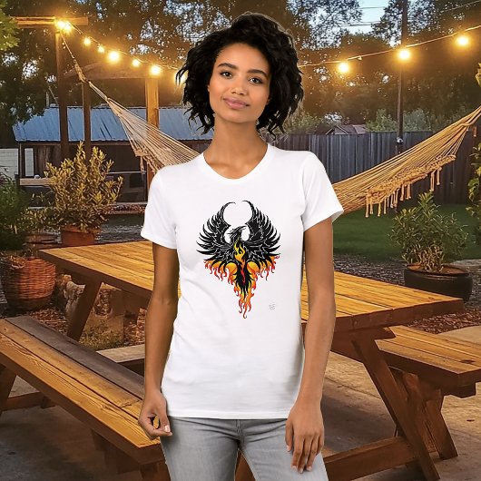 Phoenix Firebird Tribal Flames T-shirt