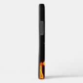 Phoenix flamboyant sur coque noire Case-Mate  (Verso / Droite)