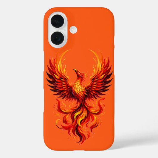 Phoenix Flame Hoes voor Apple iPhone 16 (Achterkant)