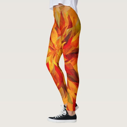 Phoenix Flames Leggings (Gauche)