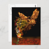 Phoenix Flower Briefkaart (Voorkant / Achterkant)