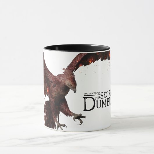 Phoenix Flying Graphic Mok (Midden)