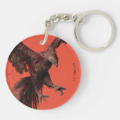 Phoenix Flying Graphic Sleutelhanger (Achterkant)