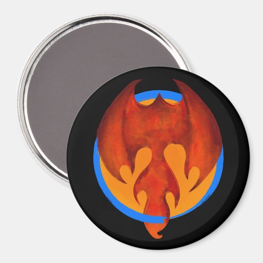 Phoenix Fridge Magnet (Recto/Verso)