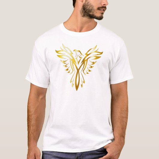 Phoenix goud t-shirt (Voorkant)