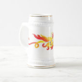 Phoenix Heart Stein Bierpul (Voorkant links)