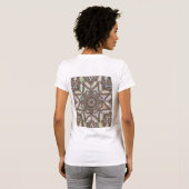 Phoenix Henna Mandala Art T-shirt (Achterkant volledig)