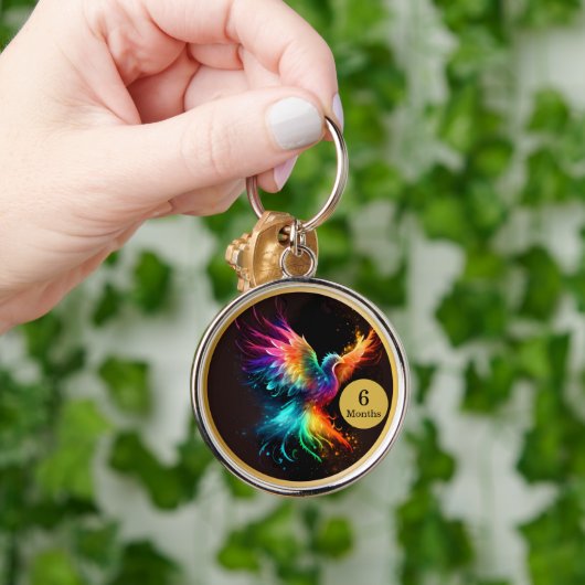 Phoenix Herstel Mijlpaal Cadeau Sleutelhanger (Hand)