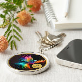 Phoenix Herstel Mijlpaal Cadeau Sleutelhanger (Zijkant)