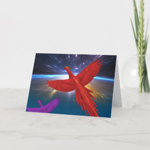 Phoenix in de ruimte kaart