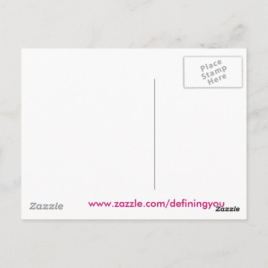 Phoenix in hart briefkaart (Achterkant)