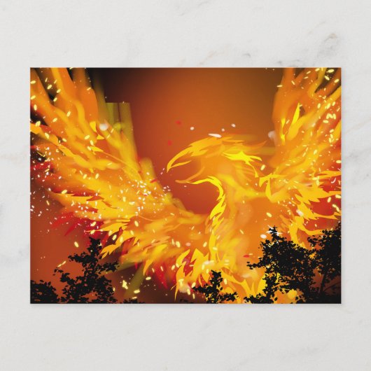 Phoenix in het Briefkaart (Voorkant)