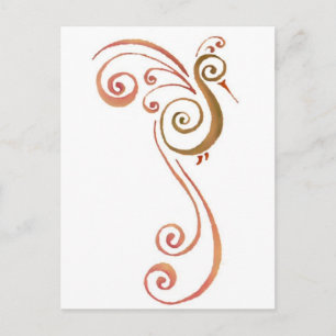 Phoenix in rust briefkaart