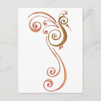 Phoenix in rust briefkaart
