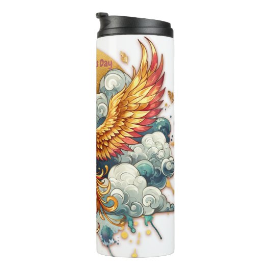 Phoenix in the Clouds Happy Moederdag | Thermosbeker (Geroteerd rechts)